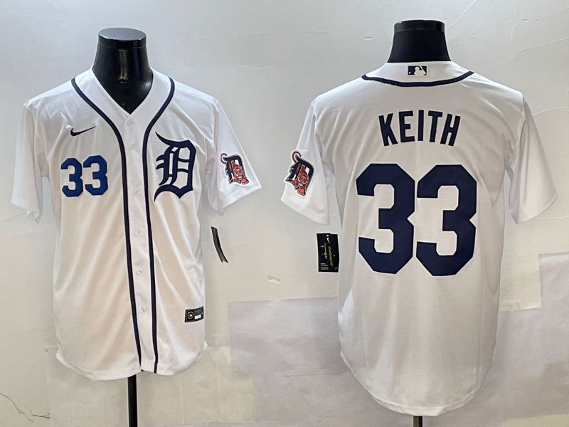Men Detroit Tigers #33 Keith White Game 2025 Nike MLB Jersey style 2